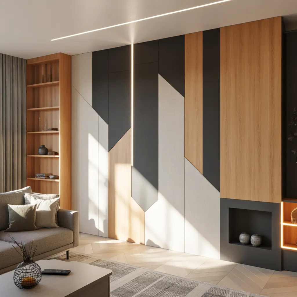 modern wall paneling ideas living room