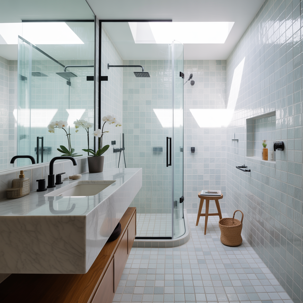 modern white bathroom ideas