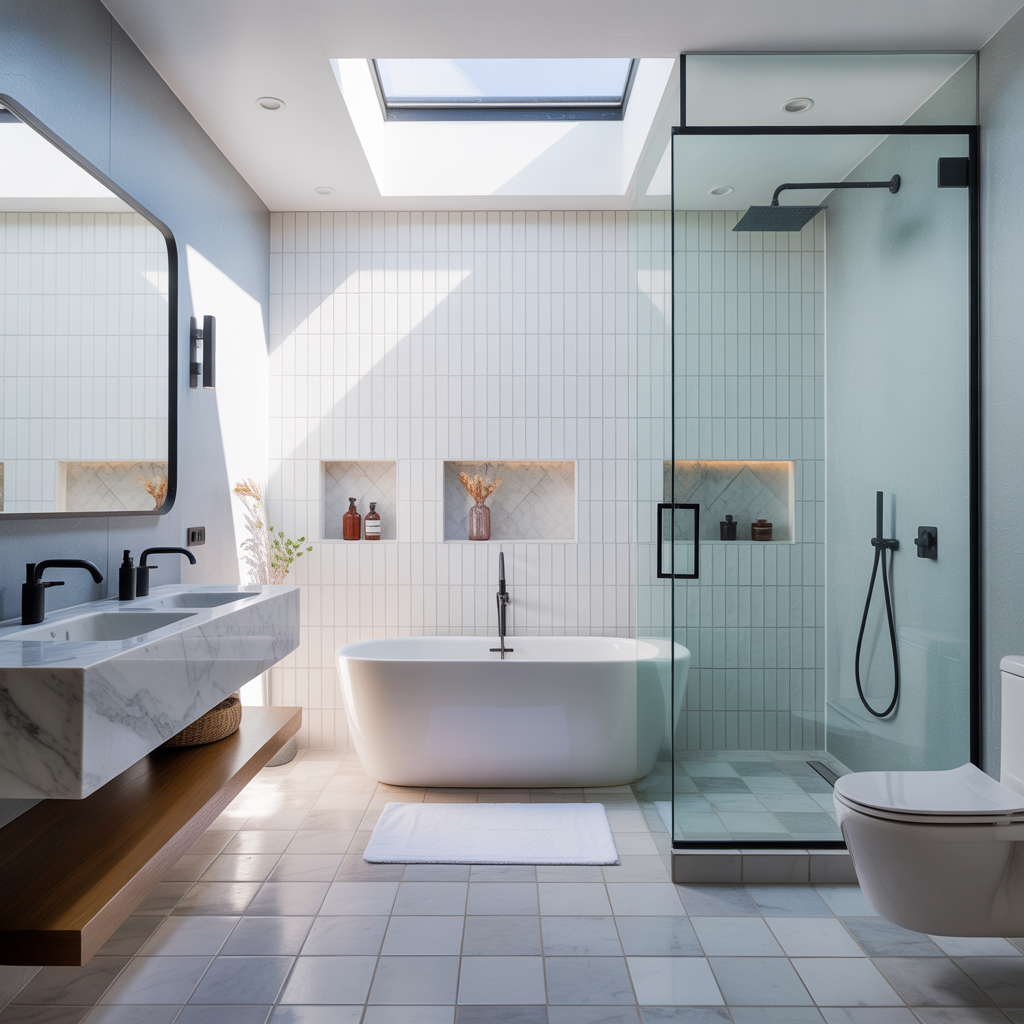 modern white bathroom ideas