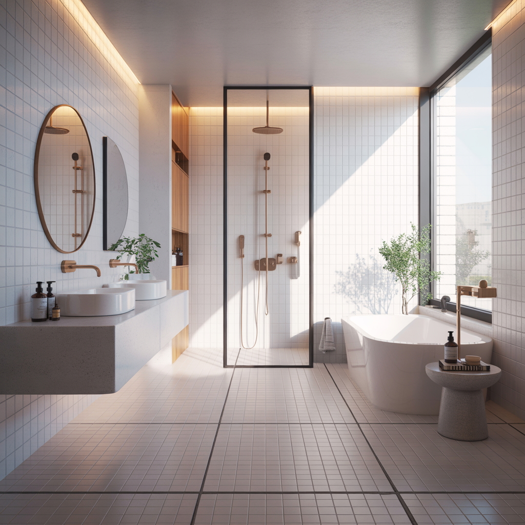 modern white bathroom ideas