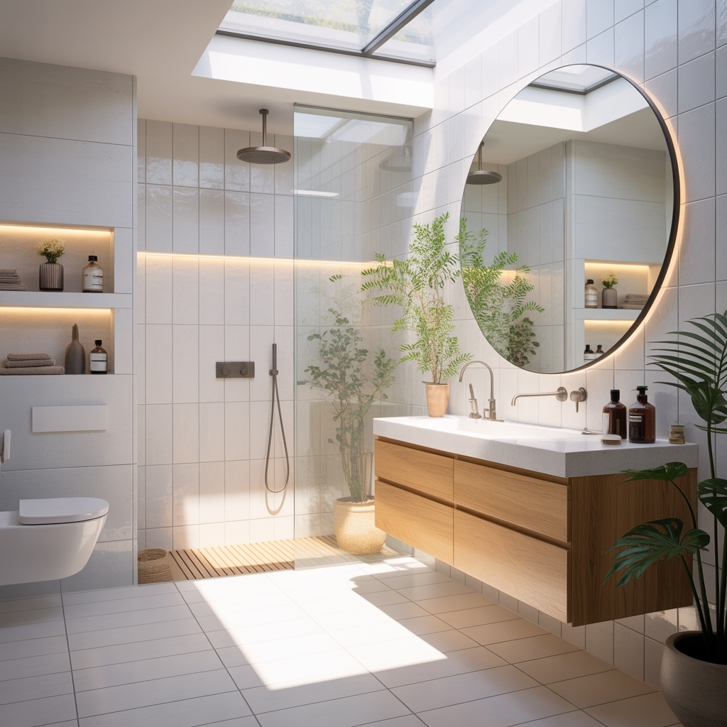 modern white bathroom ideas