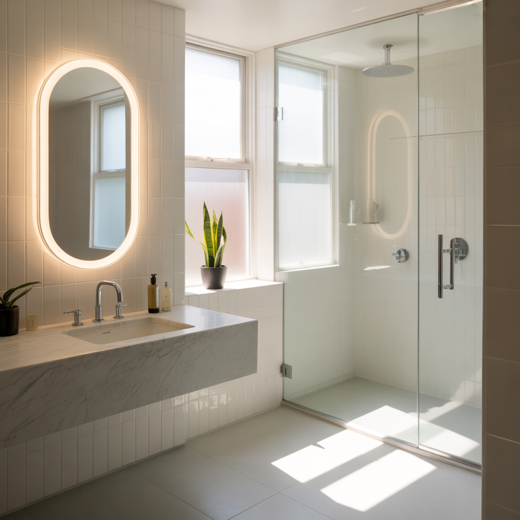 modern white bathroom ideas