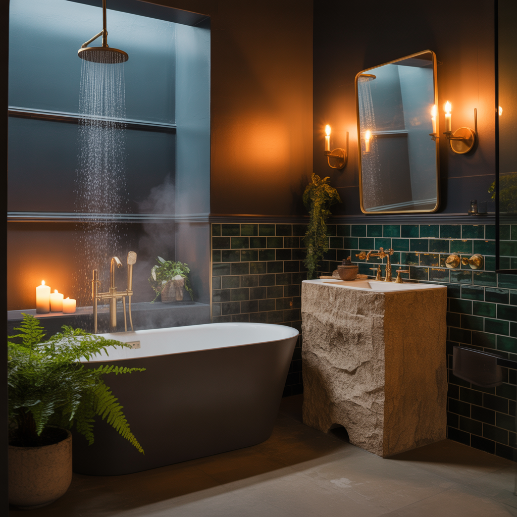 Moody Bathroom Ideas