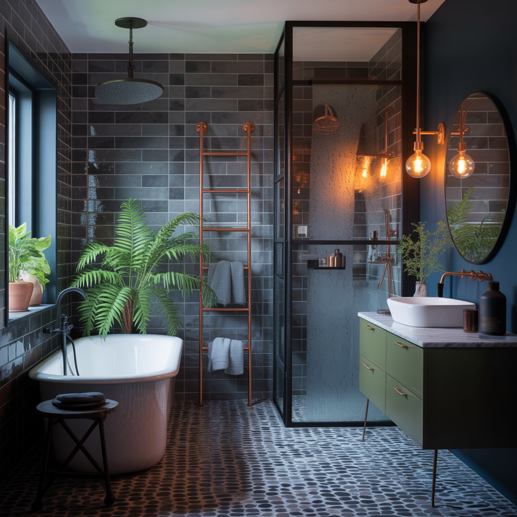 Moody Bathroom Ideas