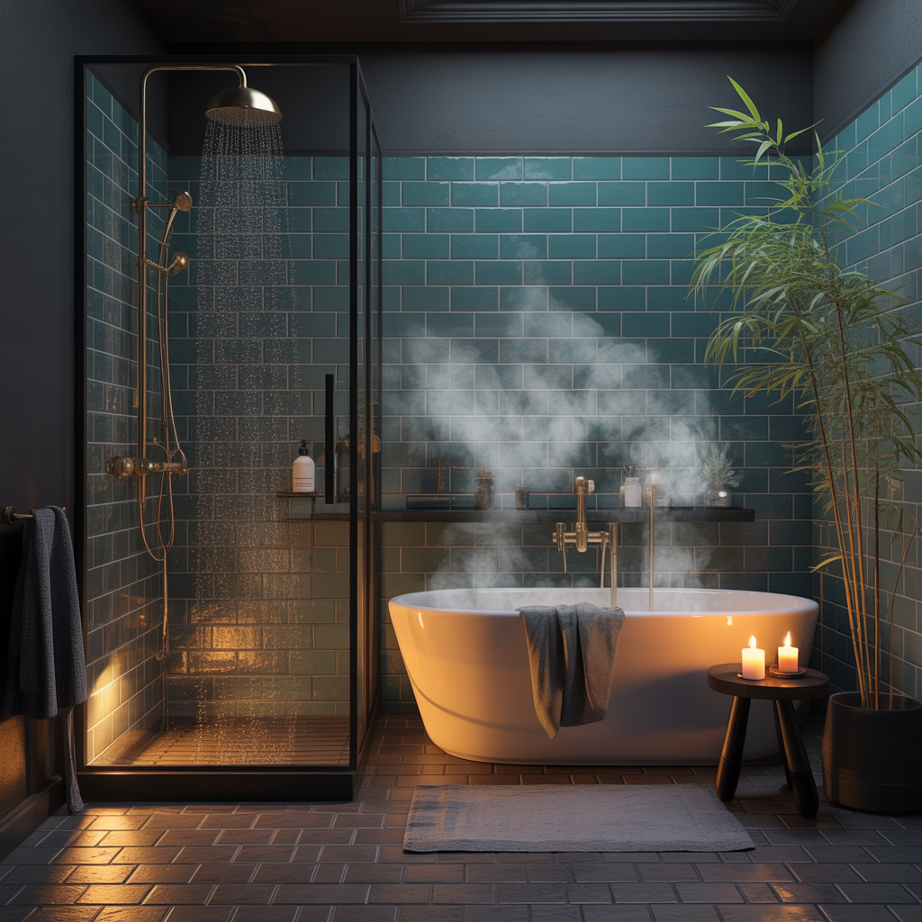 Moody Bathroom Ideas
