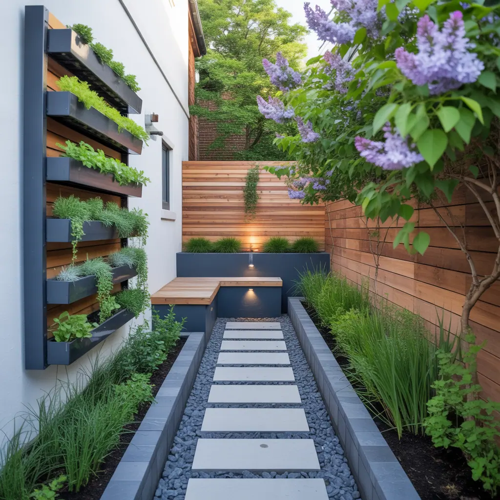 narrow side yard landscaping ideas