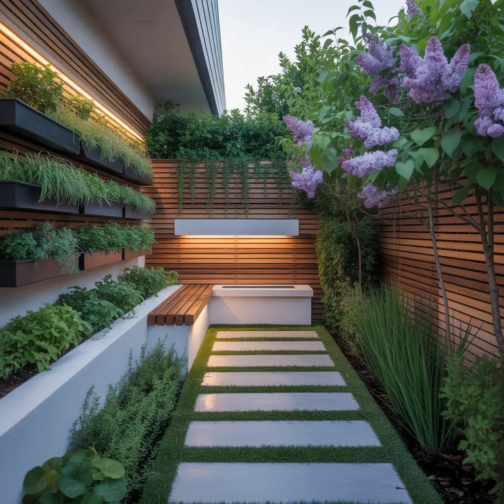 narrow side yard landscaping ideas