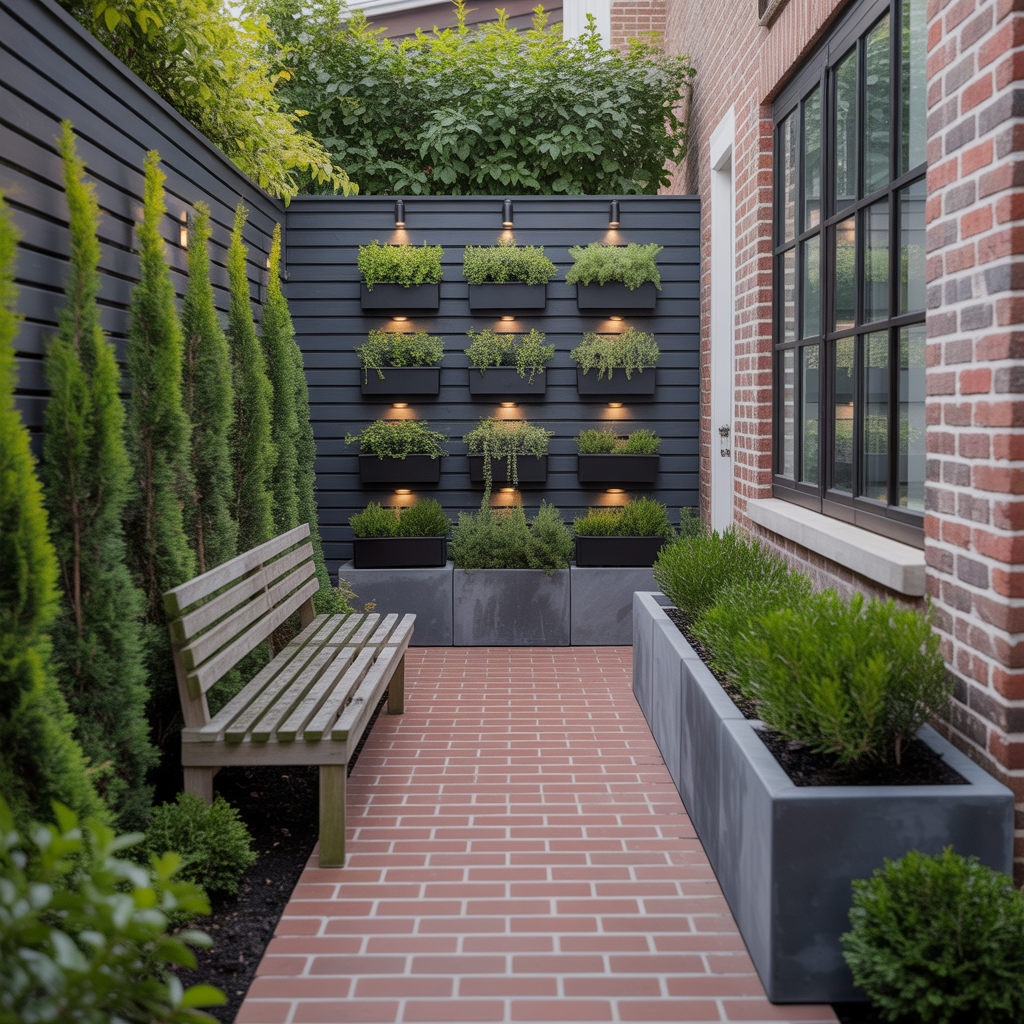 narrow side yard landscaping ideas