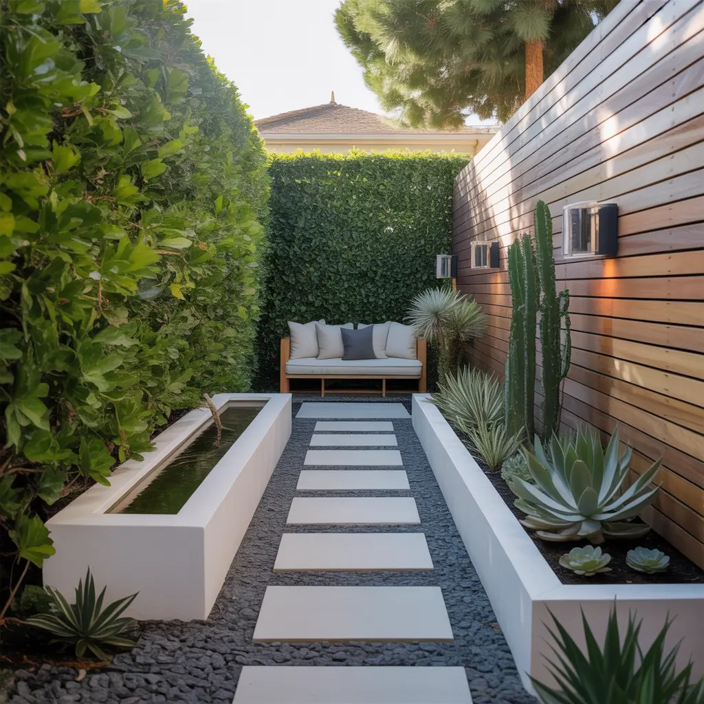 narrow side yard landscaping ideas