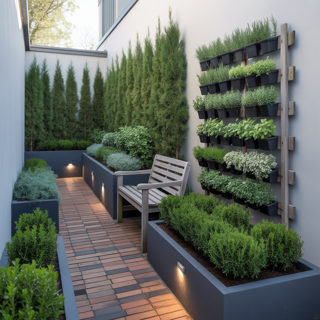 narrow side yard landscaping ideas