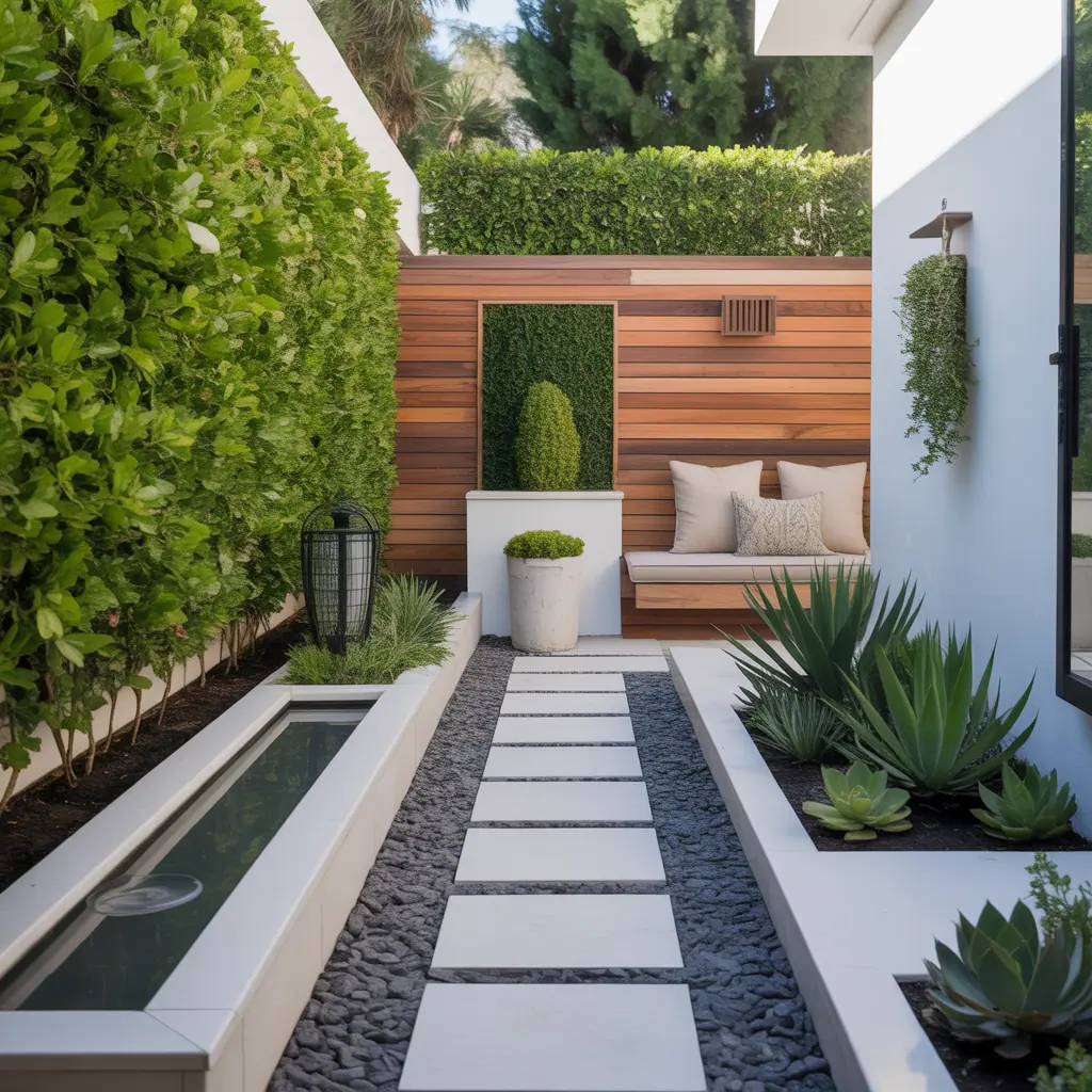 narrow side yard landscaping ideas