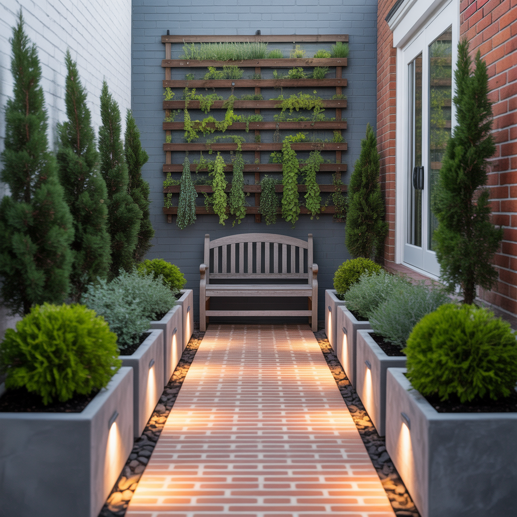 narrow side yard landscaping ideas