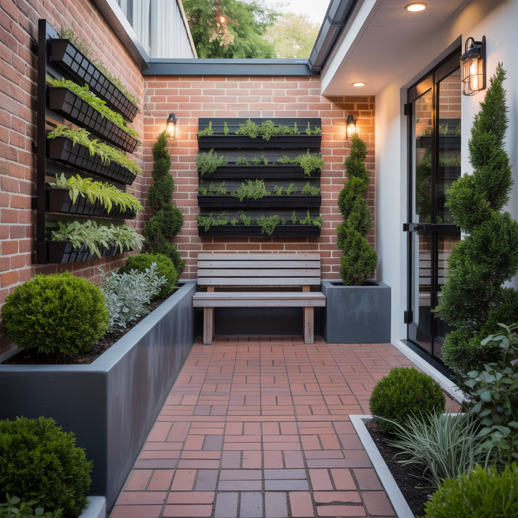 narrow side yard landscaping ideas
