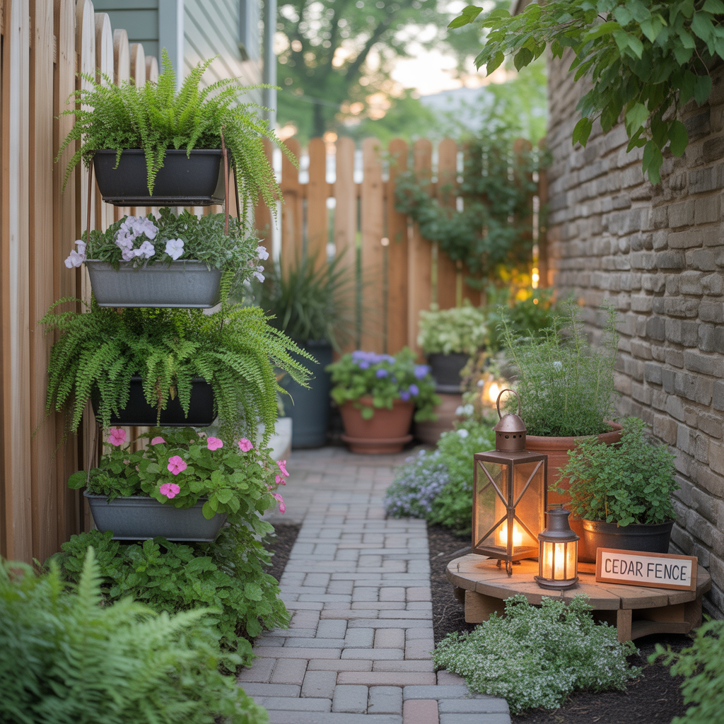 narrow side yard landscaping ideas