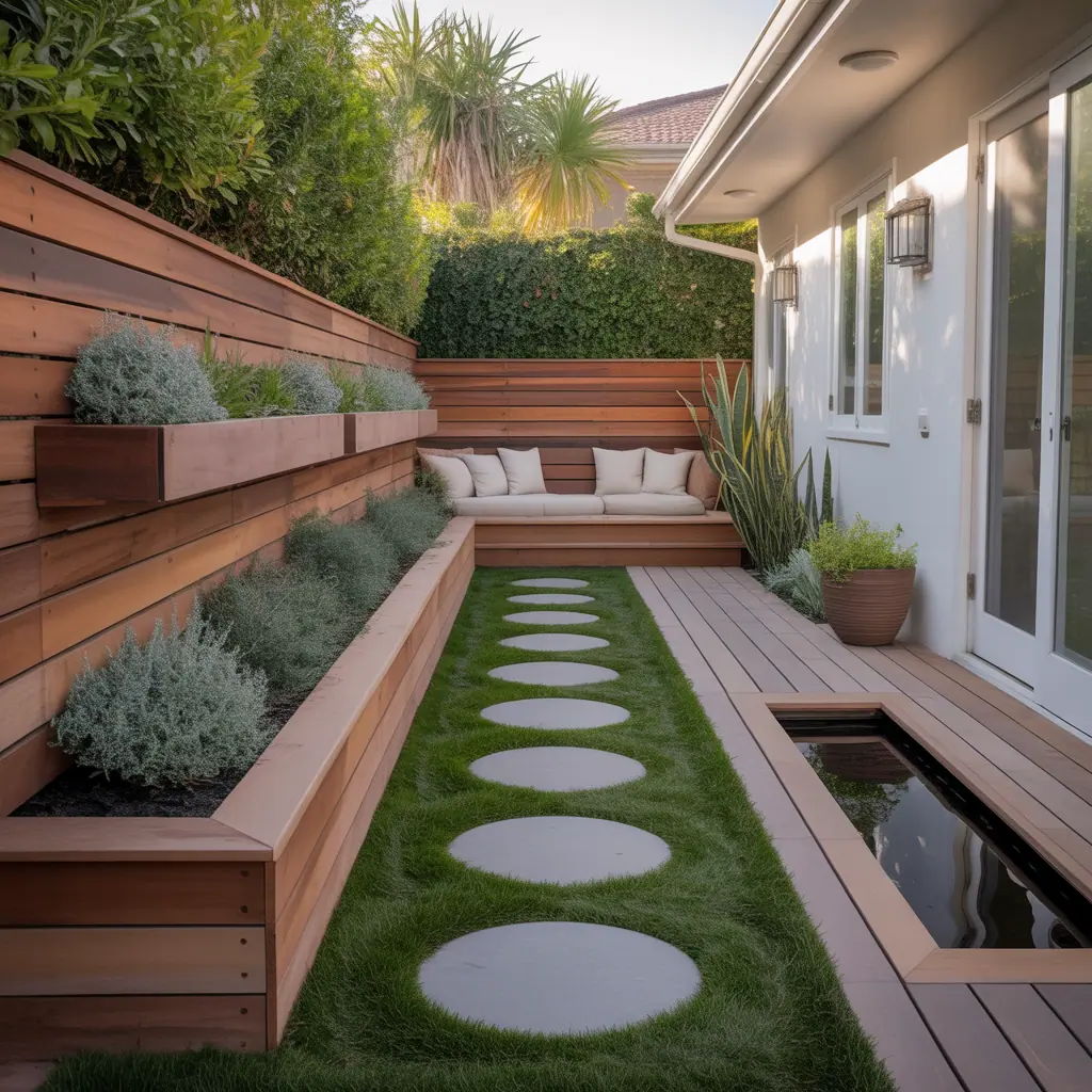 narrow side yard landscaping ideas