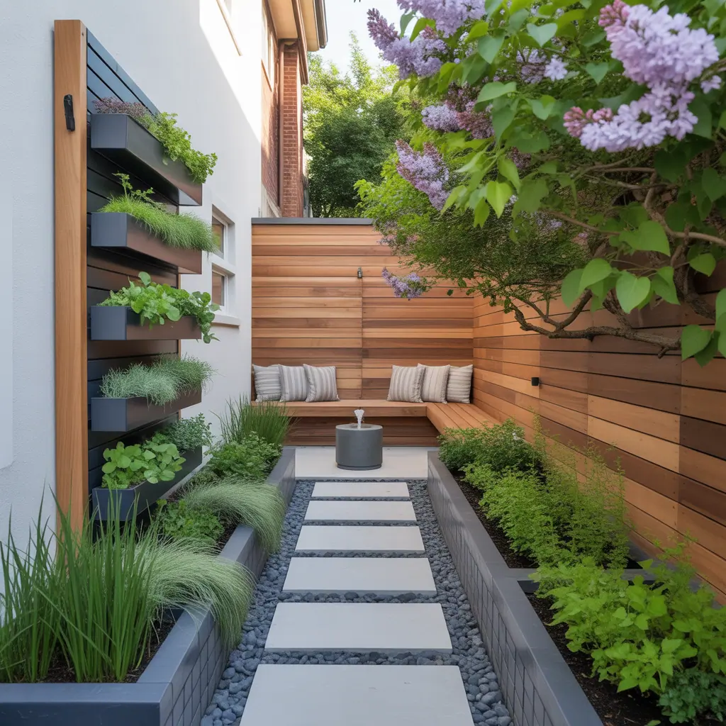 narrow side yard landscaping ideas