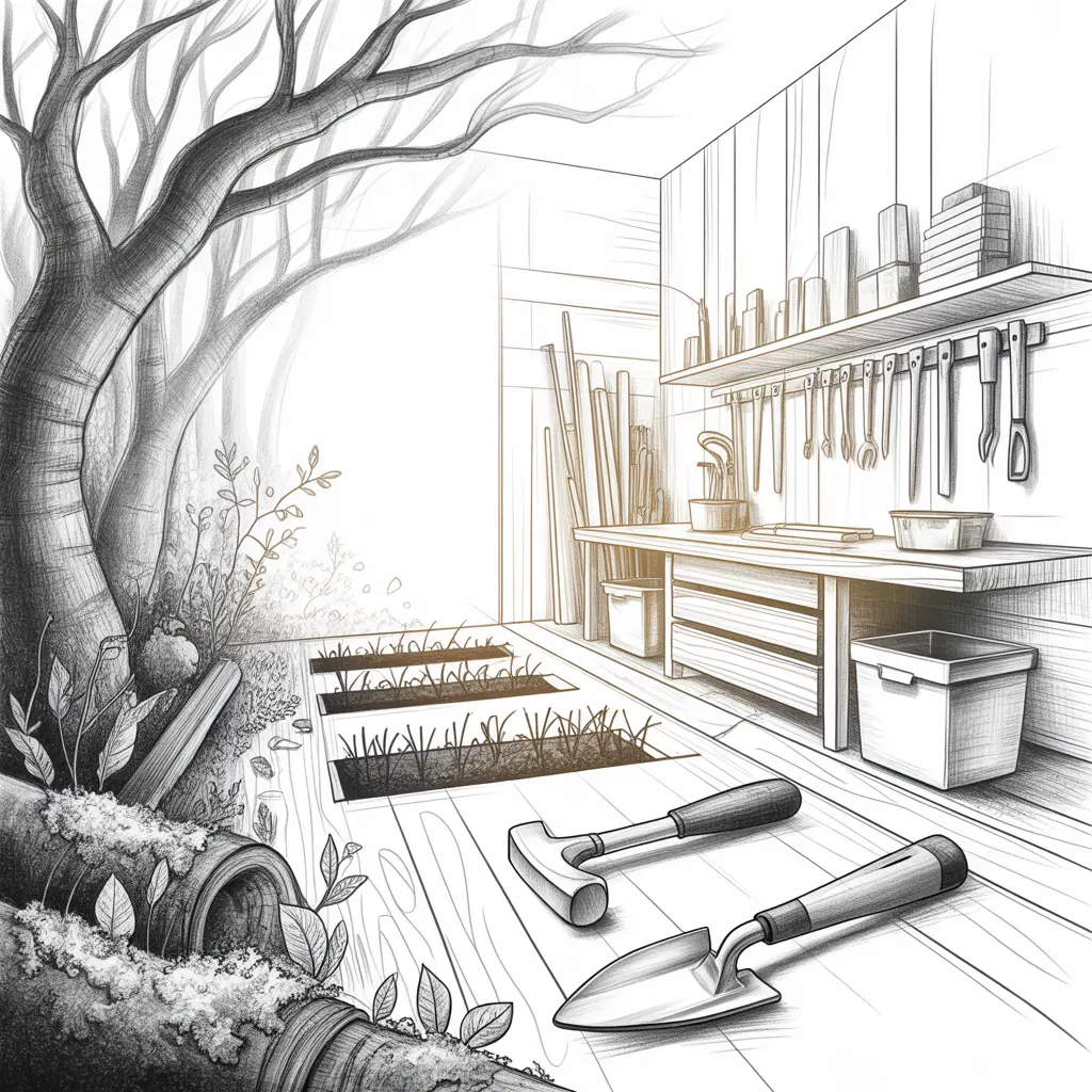 nature drawing sketch ideas