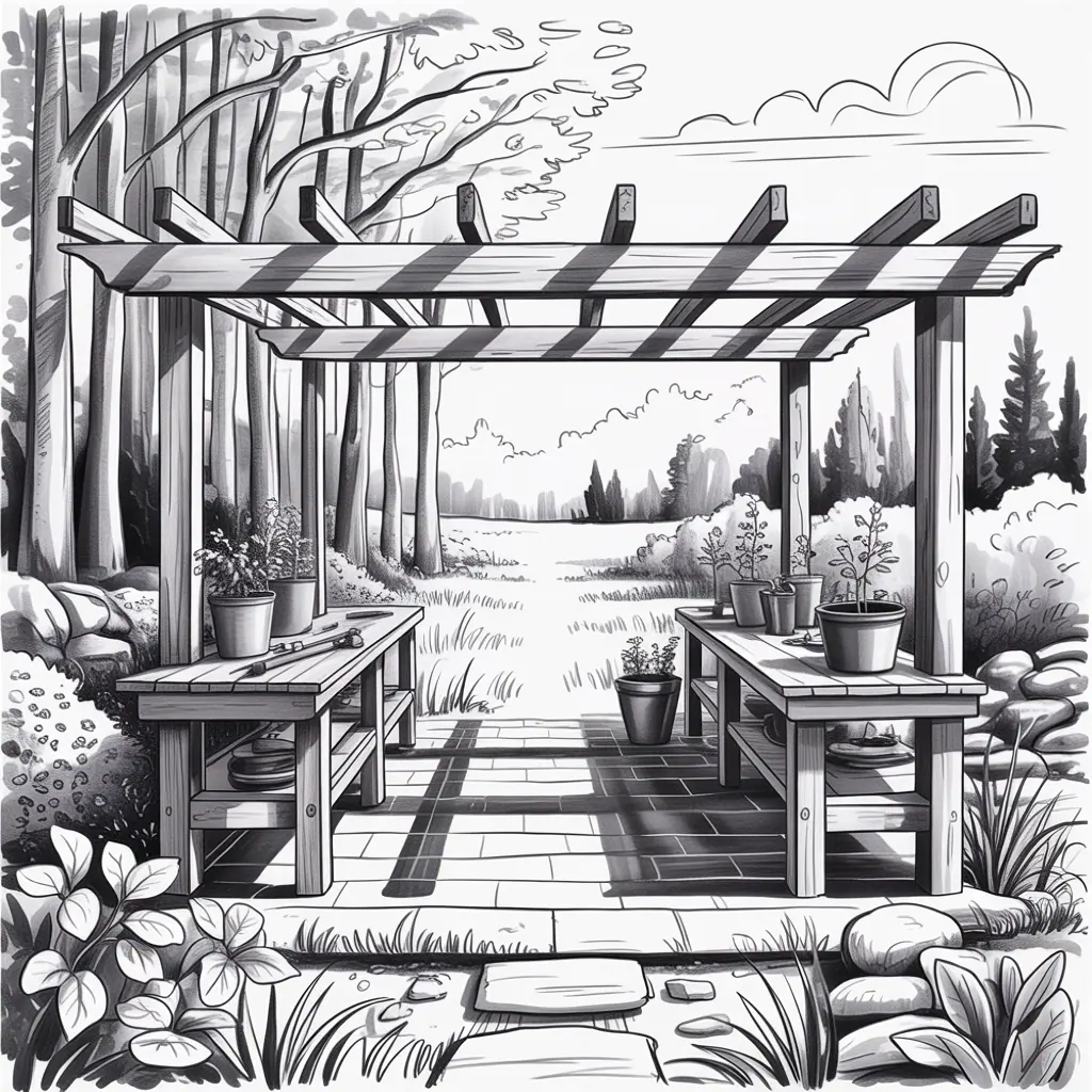 nature drawing sketch ideas