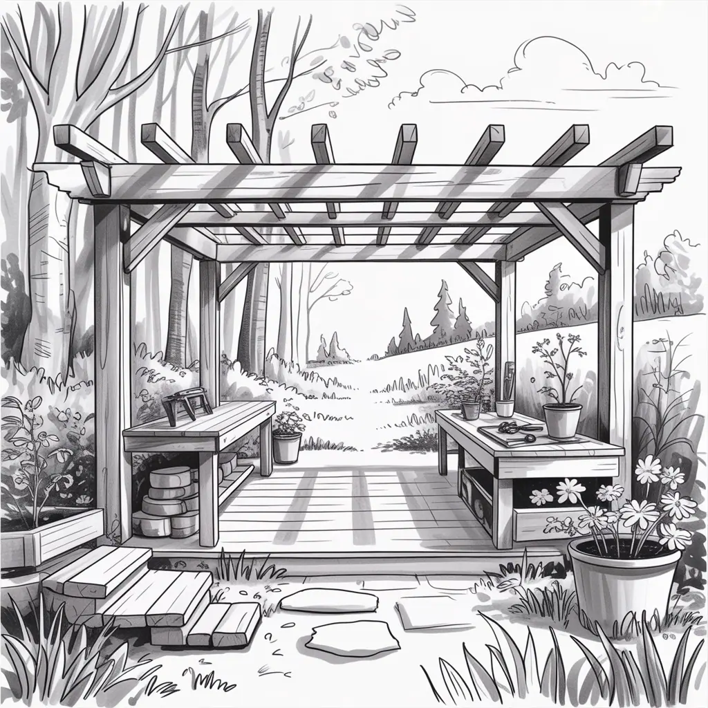 nature drawing sketch ideas