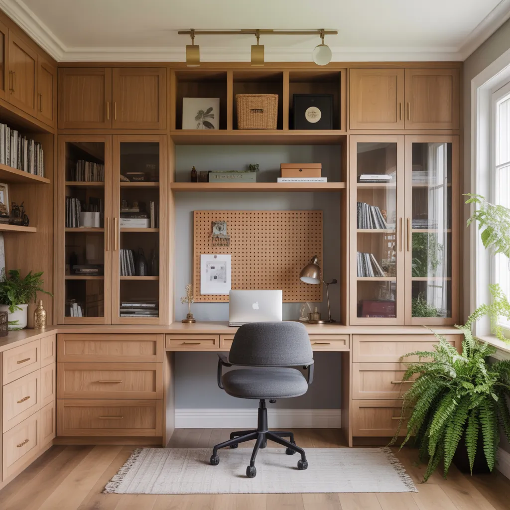 office built in cabinets ideas