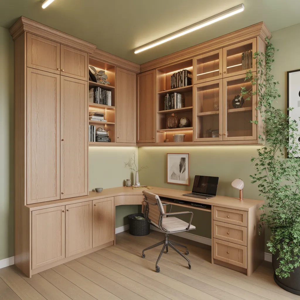 office built in cabinets ideas