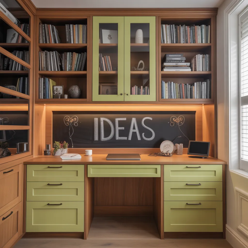 office built in cabinets ideas