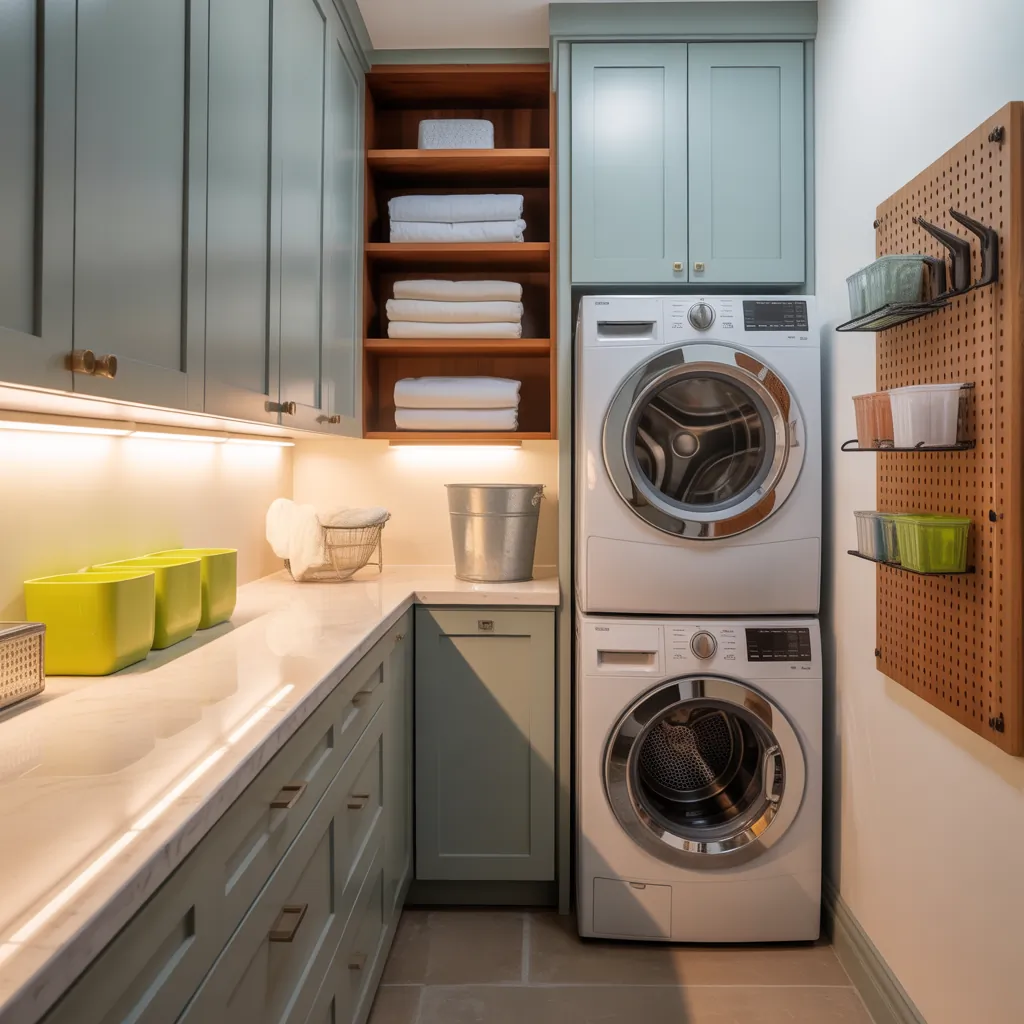 organization ideas for small laundry room