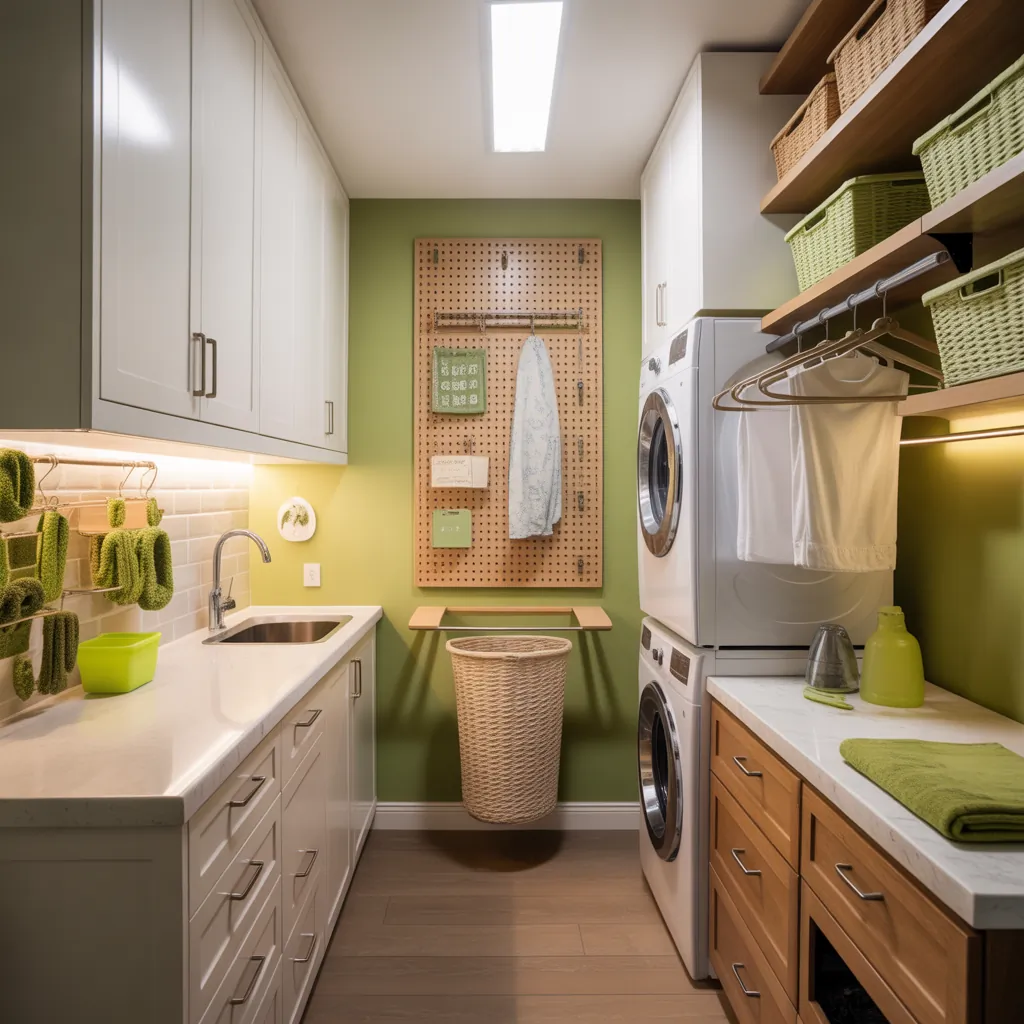 organization ideas for small laundry room
