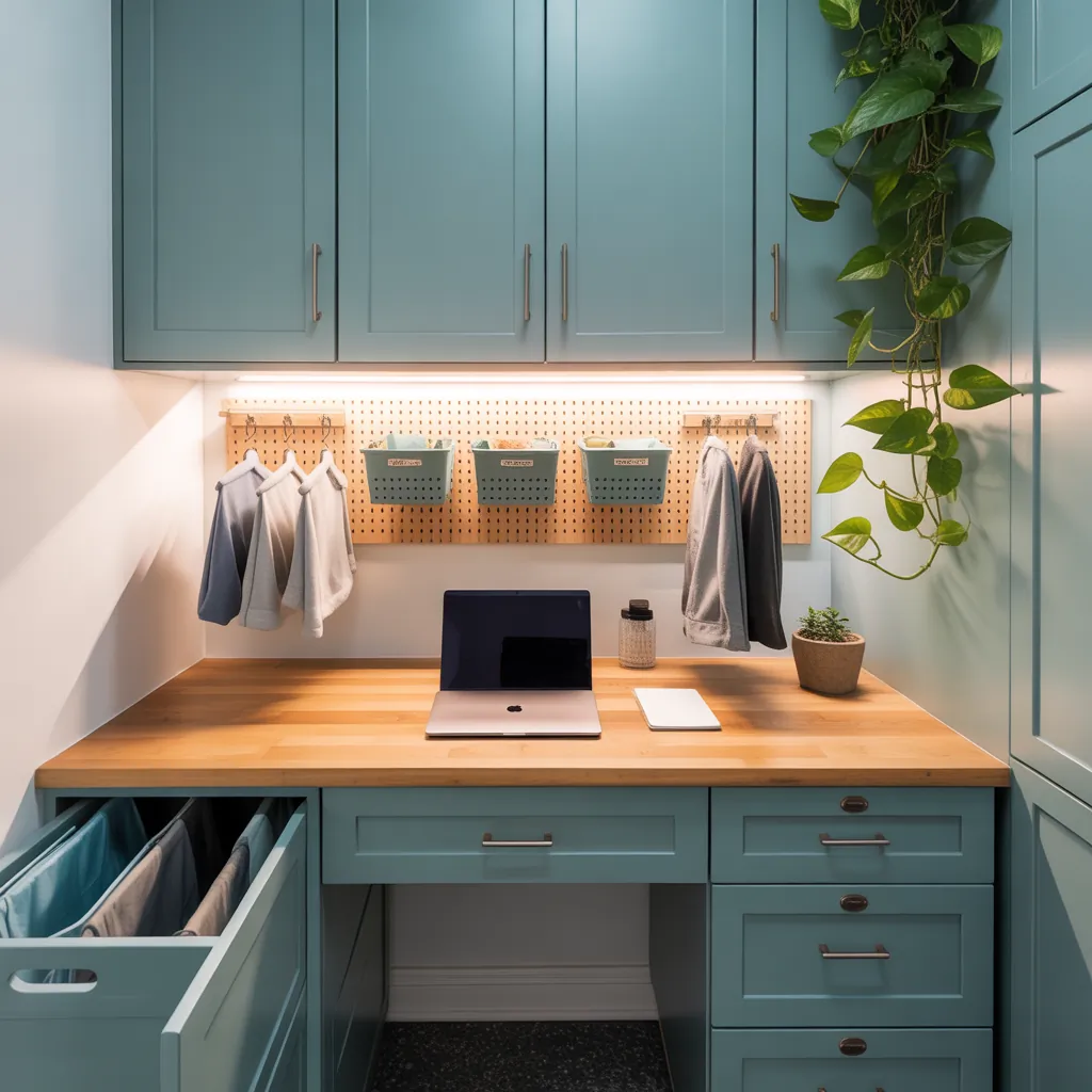 organization ideas for small laundry room