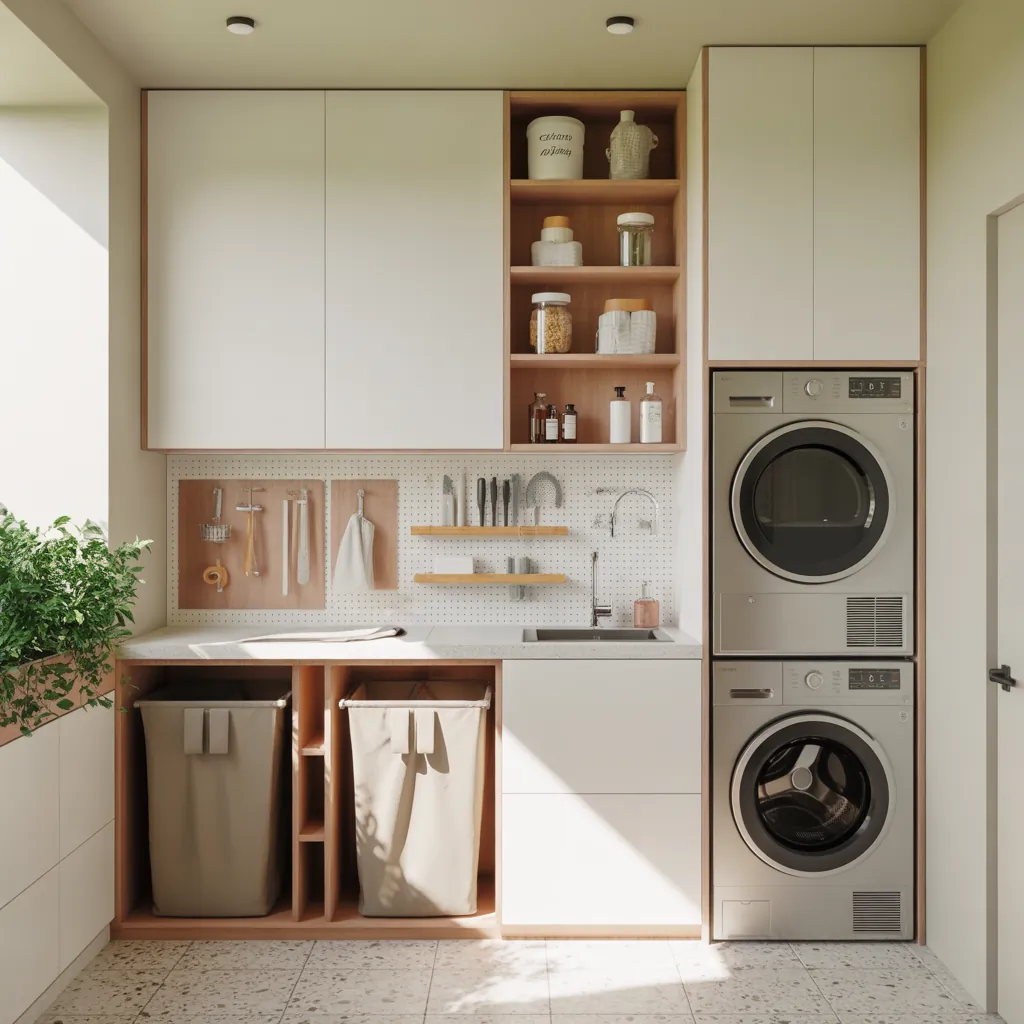 organization ideas for small laundry room