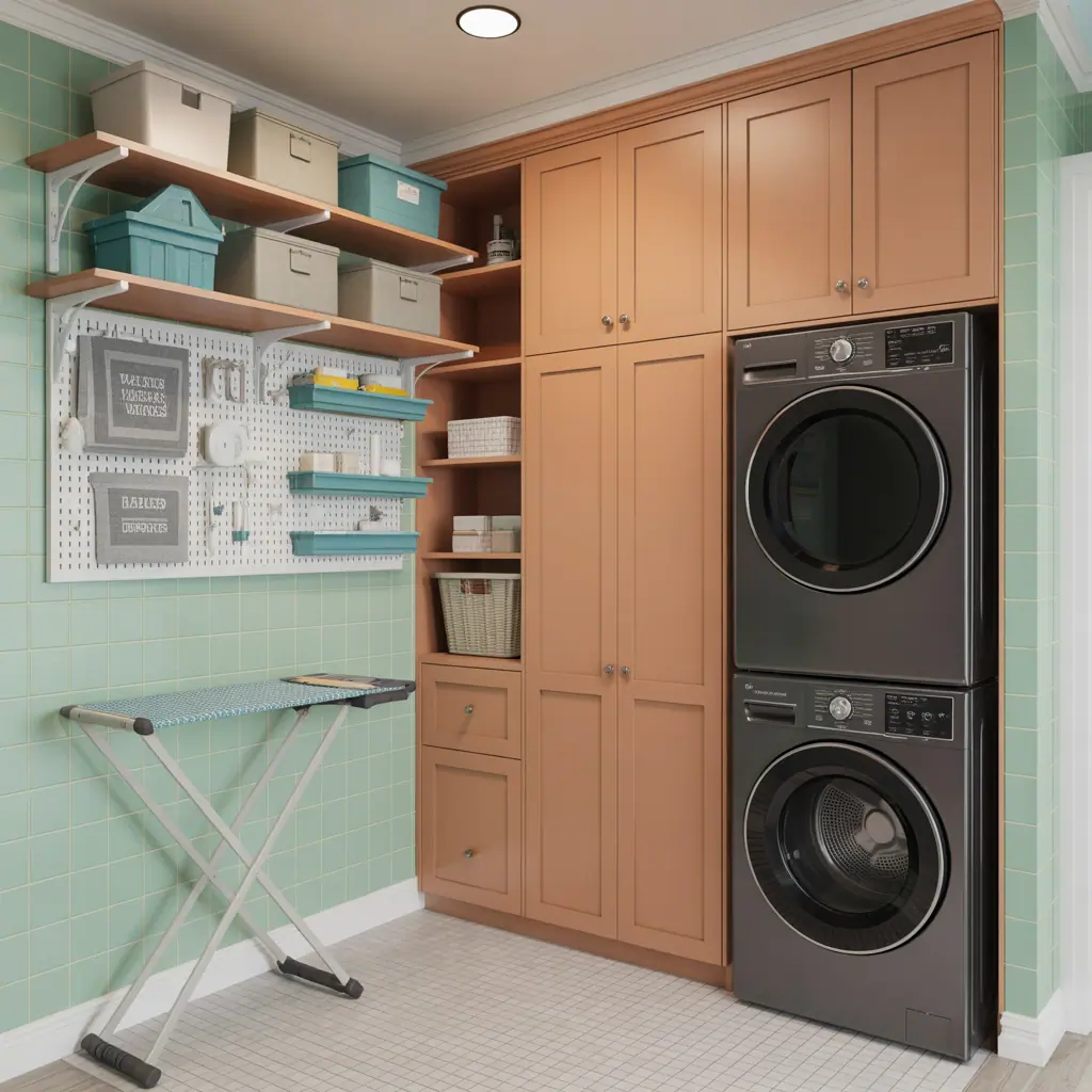 organization ideas for small laundry room