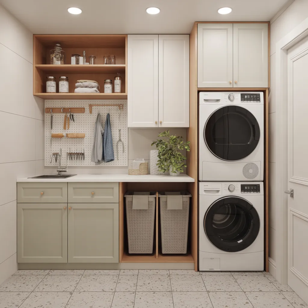 organization ideas for small laundry room