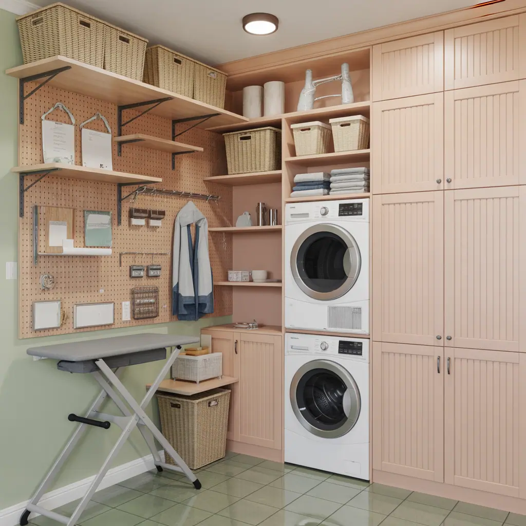 organization ideas for small laundry room