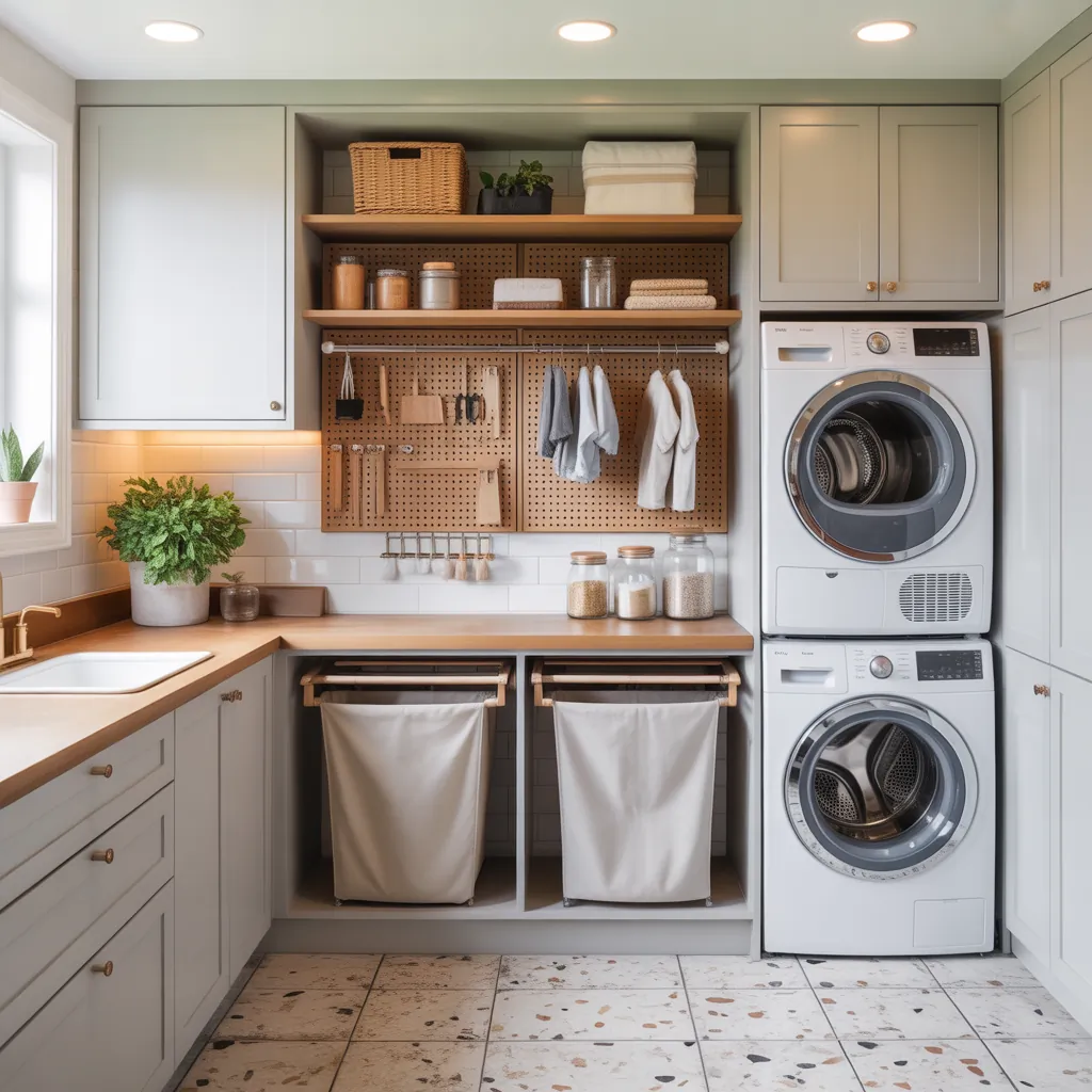 organization ideas for small laundry room