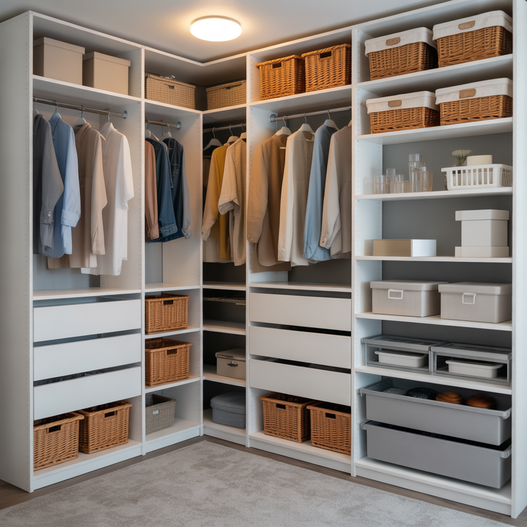 organizer ideas closet