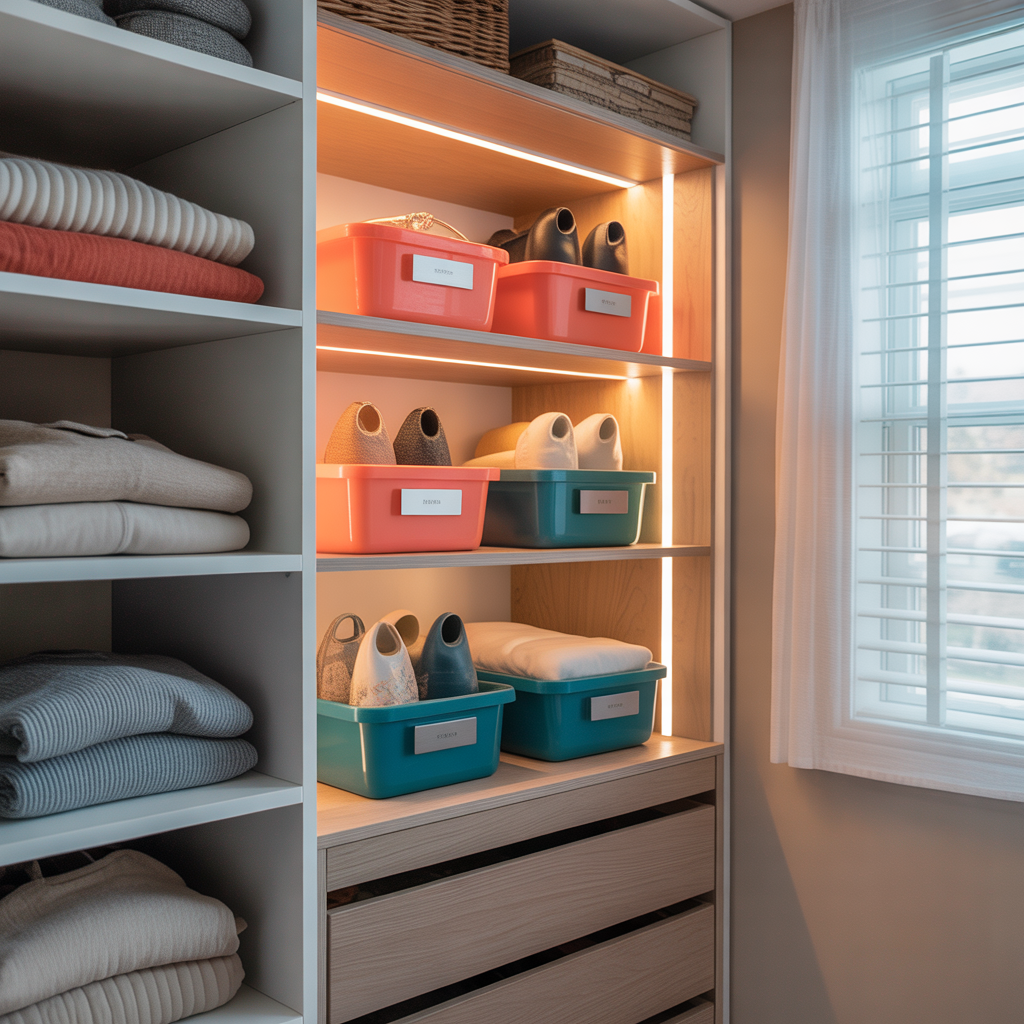 organizer ideas closet