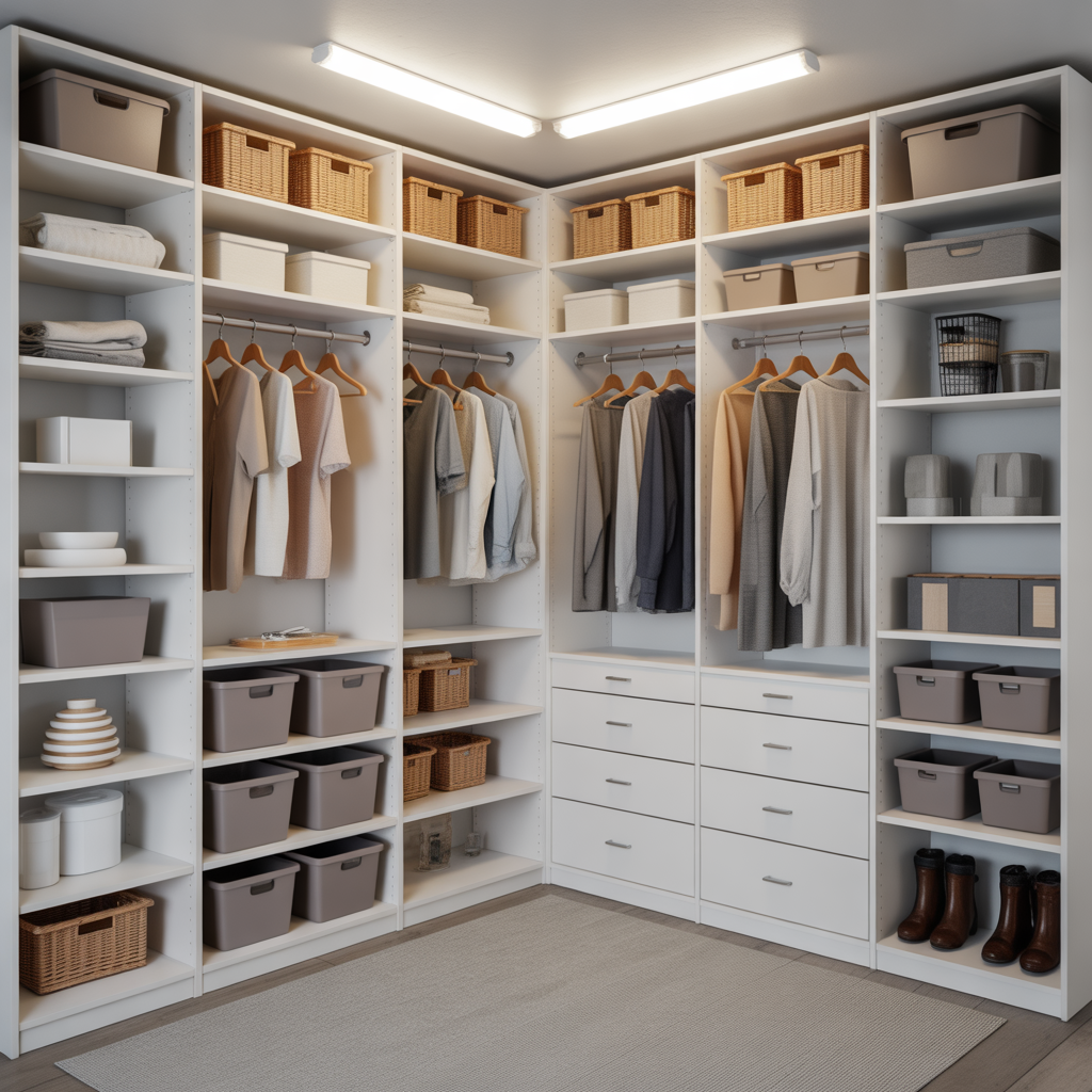 organizer ideas closet