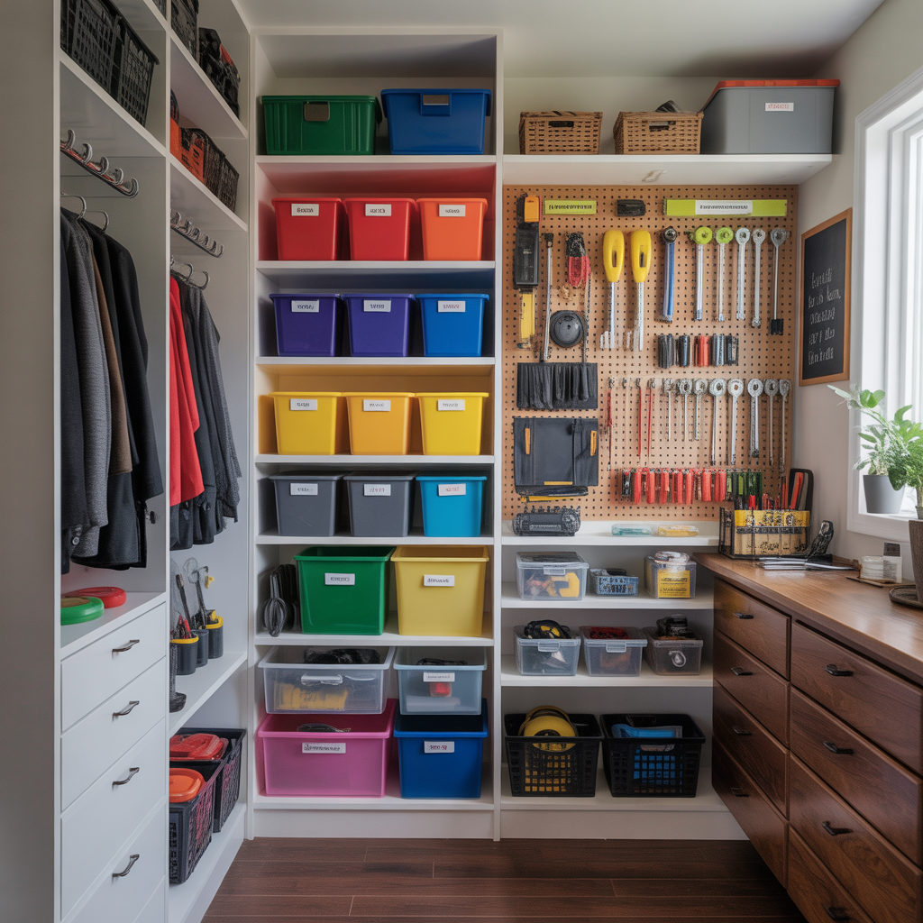 organizer ideas closet