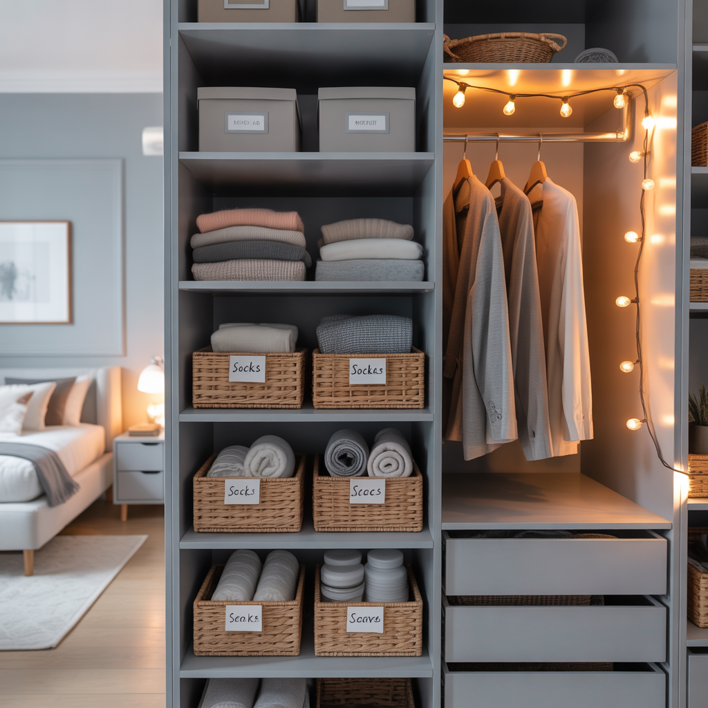 organizer ideas closet