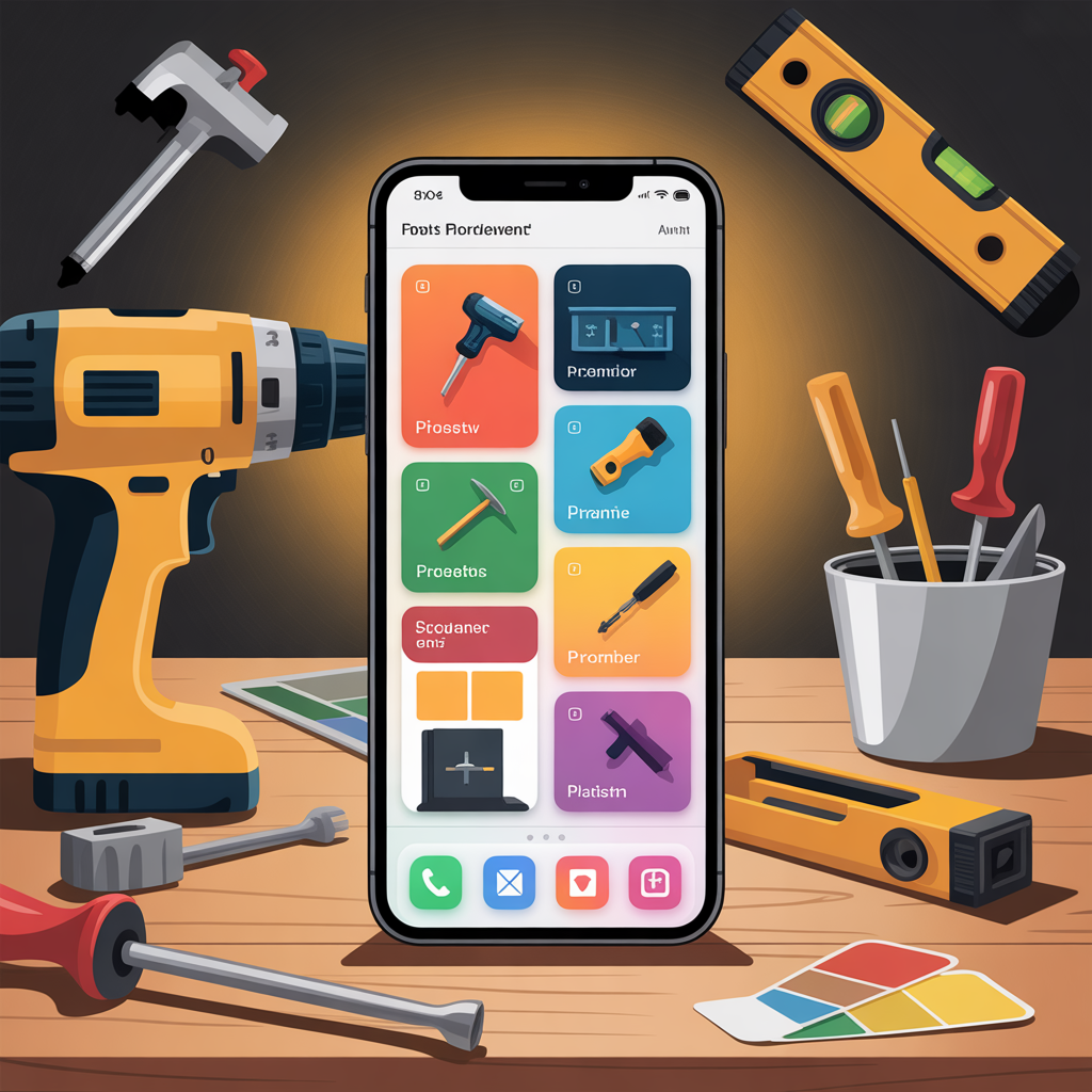 organizing phone apps aesthetic