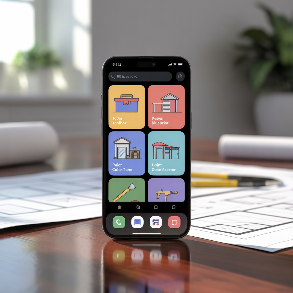organizing phone apps aesthetic