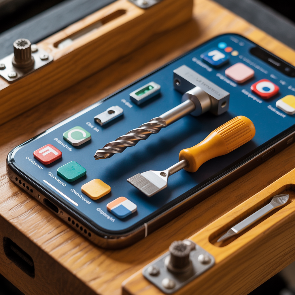 organizing phone apps aesthetic