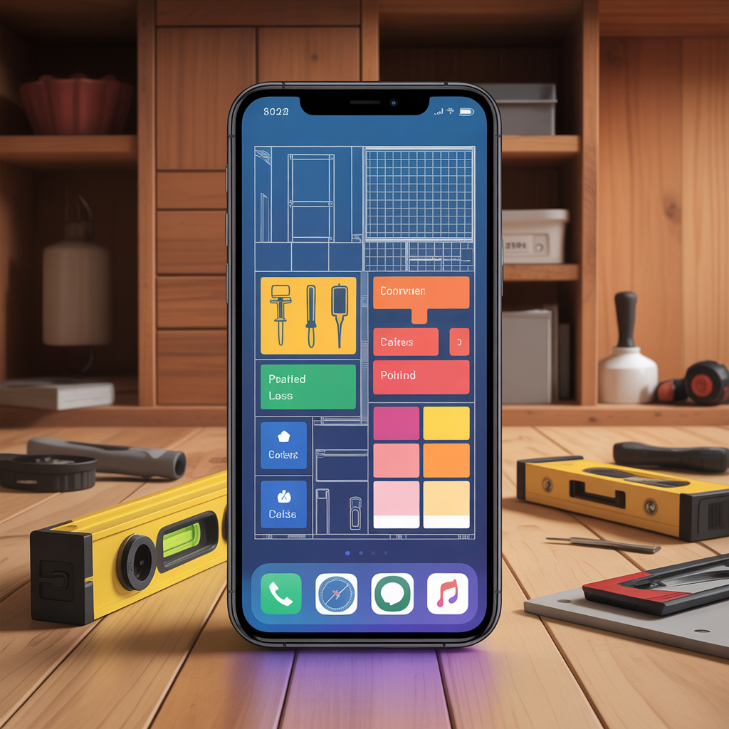 organizing phone apps aesthetic