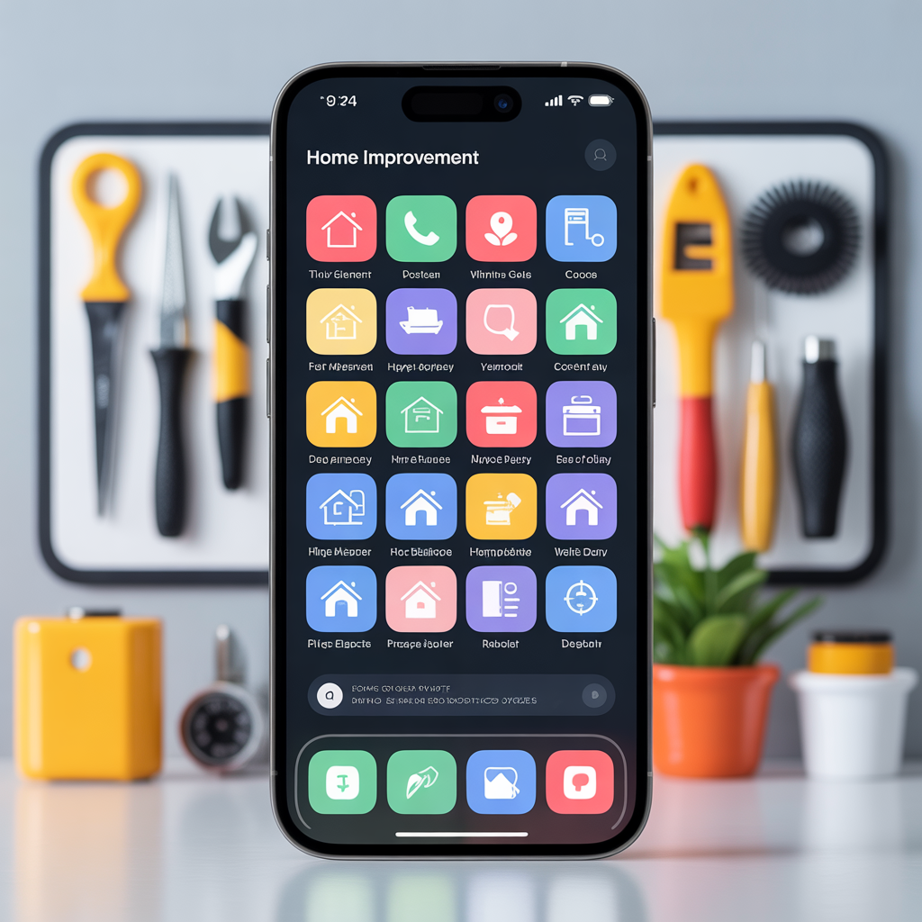 organizing phone apps aesthetic