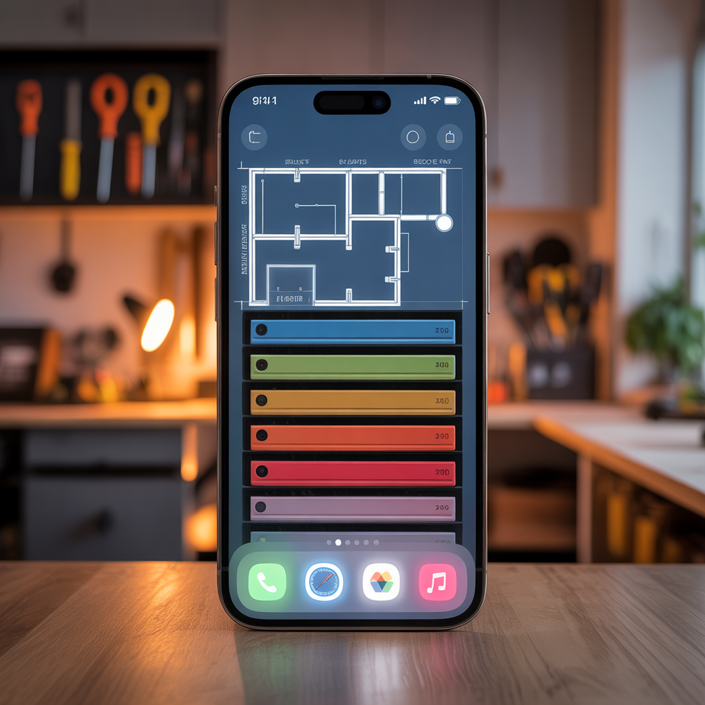 organizing phone apps aesthetic
