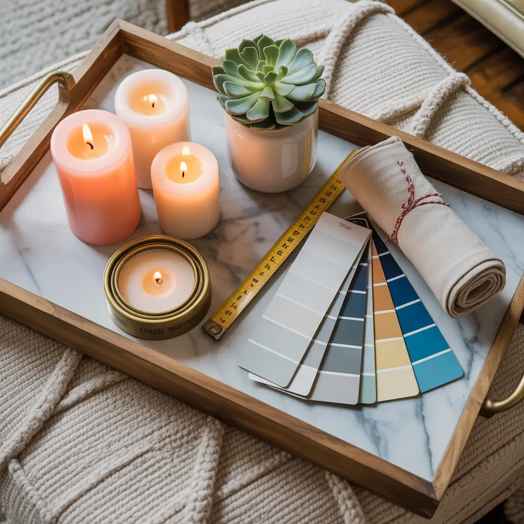 ottoman tray decor ideas