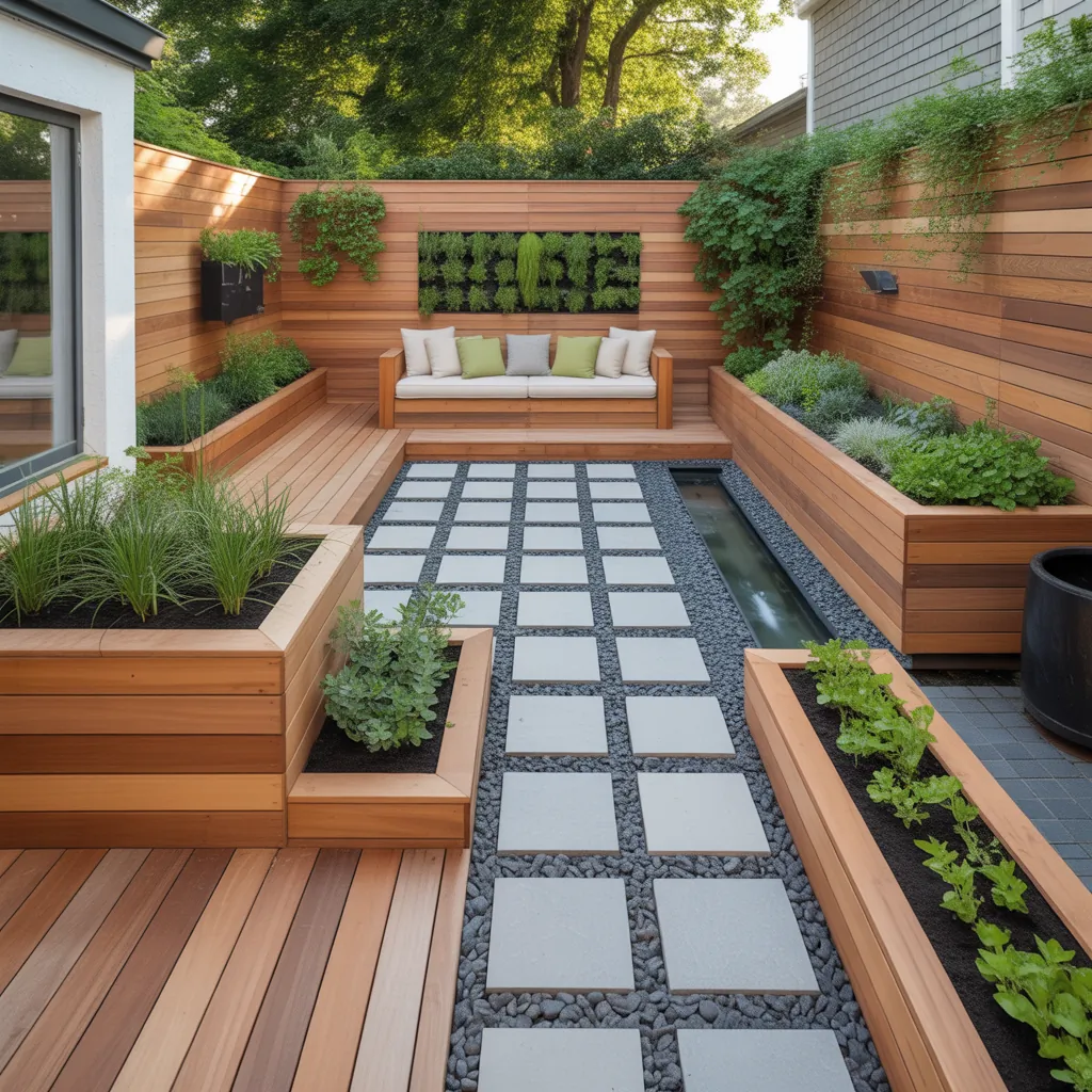outdoor garden schemes layout