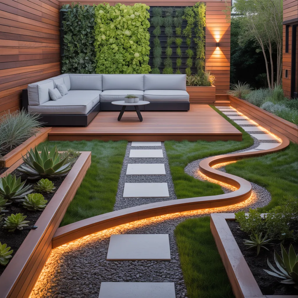 outdoor garden schemes layout