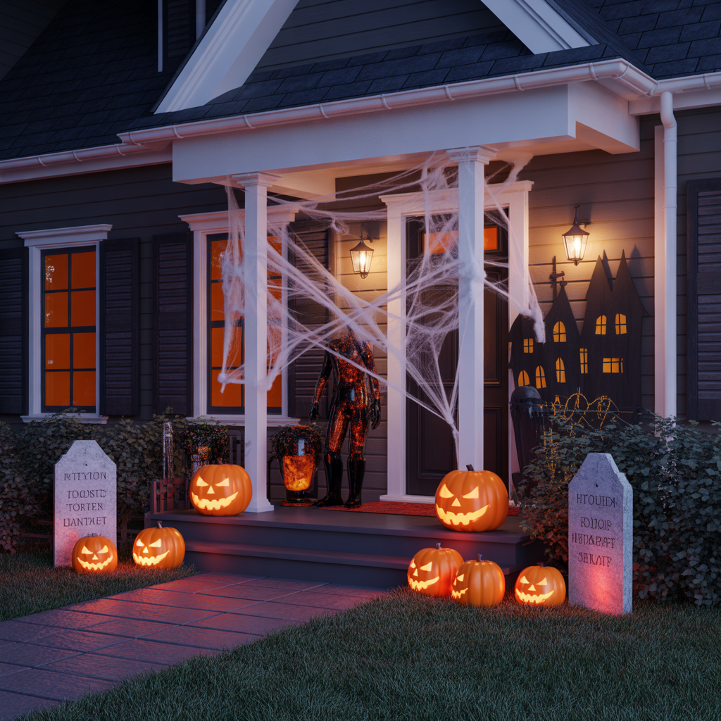 outdoor halloween decorations ideas