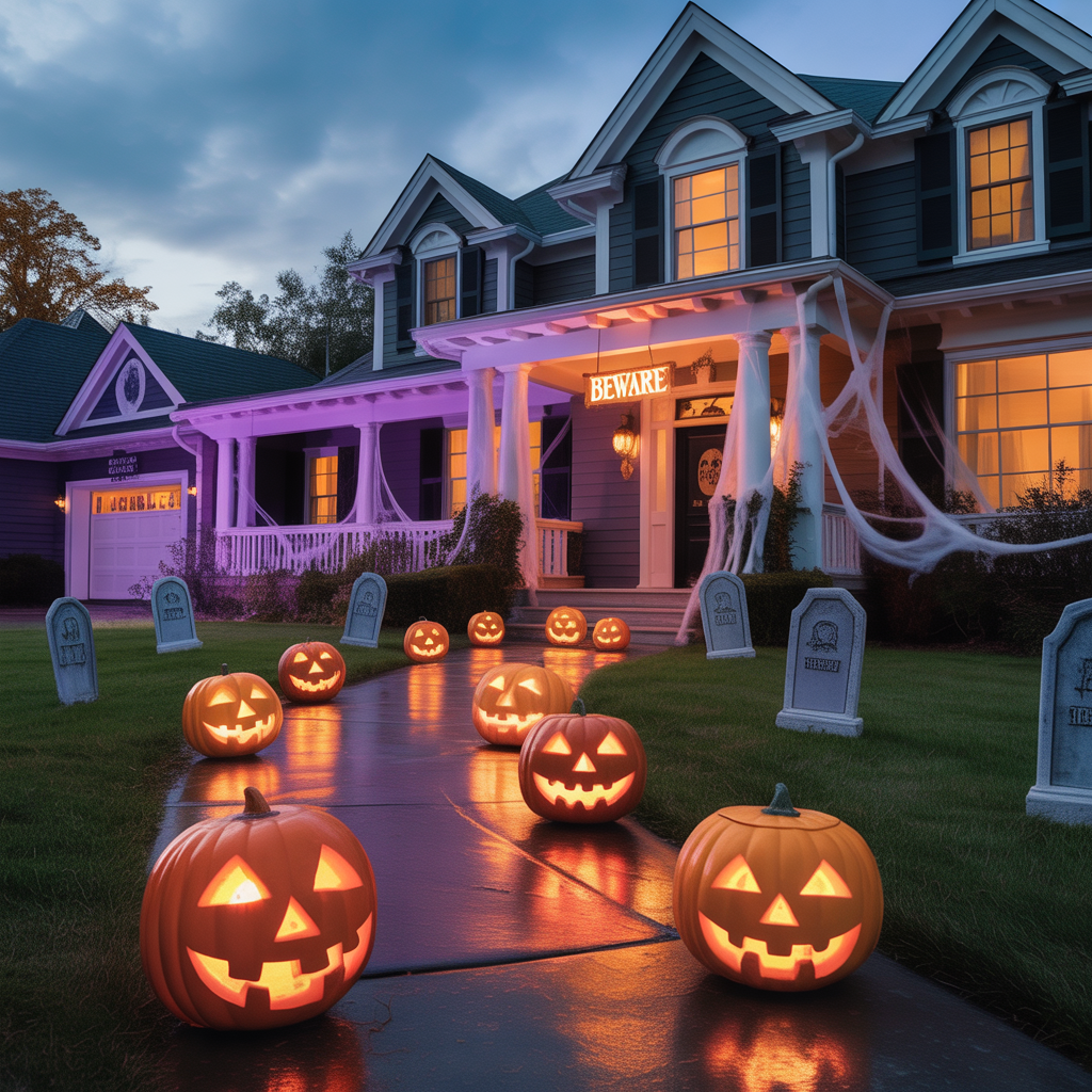 outdoor halloween decorations ideas